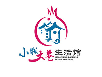 潘乐的小城大巷生活馆标志logo设计