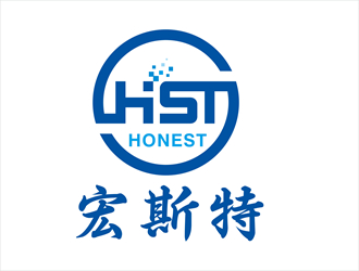 唐国强的HONEST(宏斯特）logo设计