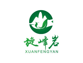 朱红娟的旋峰岩中草药商标logo设计