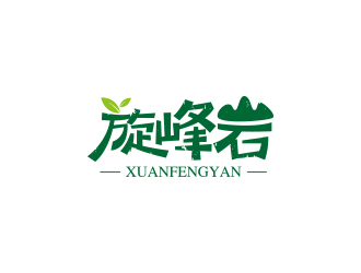 冯国辉的旋峰岩中草药商标logo设计