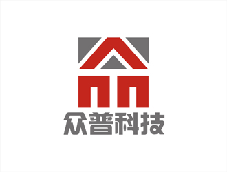 周都响的内蒙古众普科技有限公司logologo设计