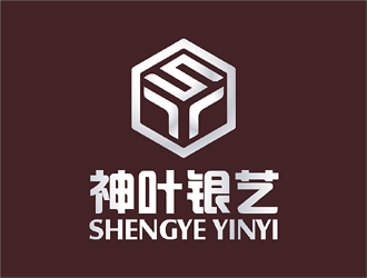 神叶银艺logo设计