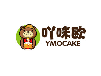 钟炬的吖咪欧YMOCAKE蛋糕logo设计