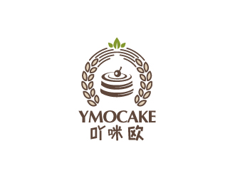 林颖颖的吖咪欧YMOCAKE蛋糕logo设计