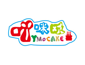 刘彩云的吖咪欧YMOCAKE蛋糕logo设计