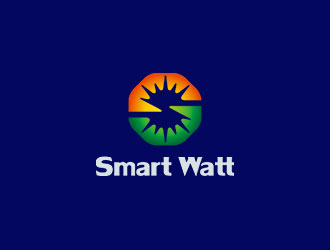 钟炬的Smart Watt LED照明 英文logologo设计