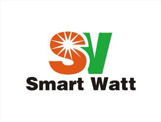 周都响的Smart Watt LED照明 英文logologo设计