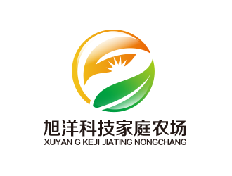 黄安悦的旭洋科技家庭农场logo设计