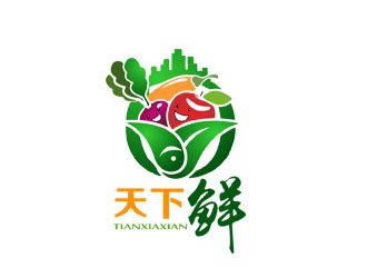 郭庆忠的天下鲜水果商城logologo设计