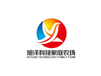 李贺的旭洋科技家庭农场logo设计