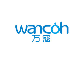 李贺的万寇/wancoh化妆品商标logo设计