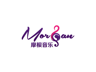 陈兆松的摩根音乐 对称标识logologo设计