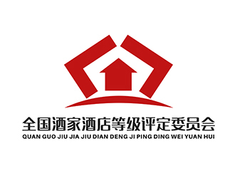 潘乐的全国酒家酒店等级评定委员会logo设计