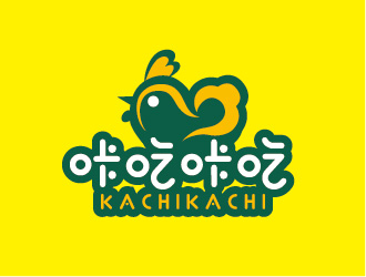 陈晓滨的咔吃咔吃快餐店字体设计logo设计