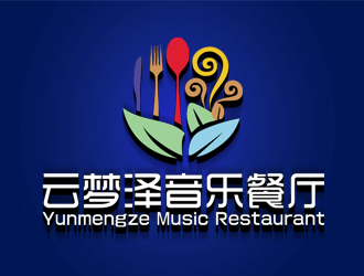 李小俊的云梦泽音乐餐厅logo设计logo设计