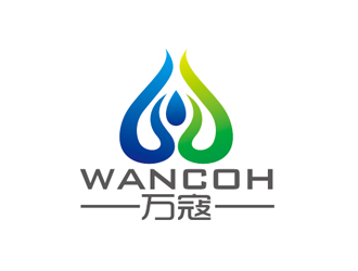 赵鹏的万寇/wancoh化妆品商标logo设计