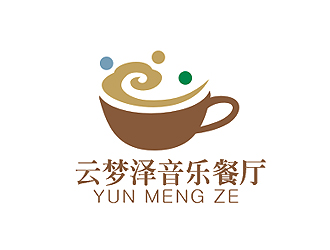 盛铭的云梦泽音乐餐厅logo设计logo设计