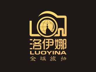 曾翼的洛伊娜全球旅拍logo设计
