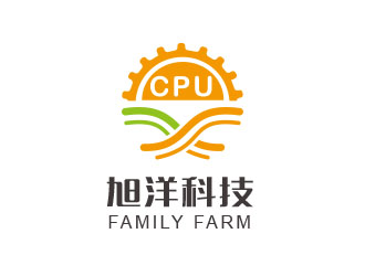 朱红娟的旭洋科技家庭农场logo设计