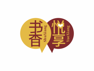 林思源的悦享书香logo设计