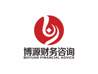 何嘉健的深圳博源财务咨询有限公司标志logo设计