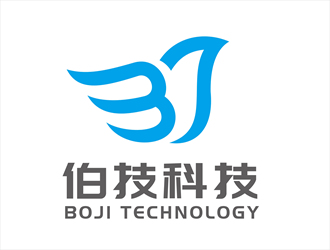 北京伯技科技有限责任公司logo设计