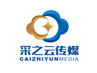 陈晓滨的采之云传媒祥云标志logo设计