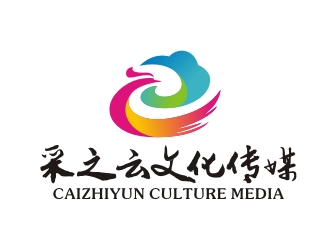 曾翼的采之云传媒祥云标志logo设计