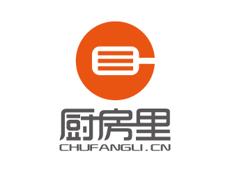 张俊的厨房里APP 对称标志设计logo设计