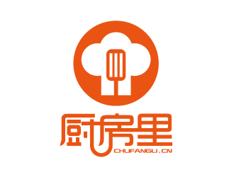 张俊的厨房里APP 对称标志设计logo设计