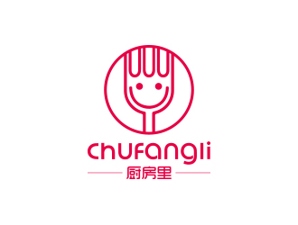 孙金泽的厨房里APP 对称标志设计logo设计