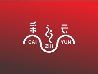 刘彩云的采之云传媒祥云标志logo设计