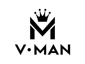 张俊的V·man西服定制商标logo设计