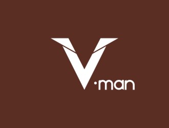 陈国伟的V·man西服定制商标logo设计