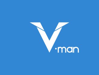 陈国伟的V·man西服定制商标logo设计