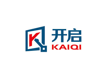 李贺的KAIQI开启网络公司logologo设计