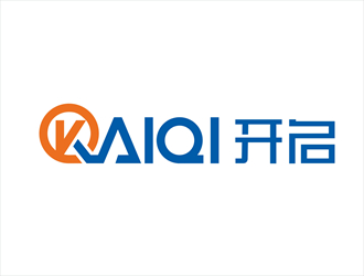 唐国强的KAIQI开启网络公司logologo设计