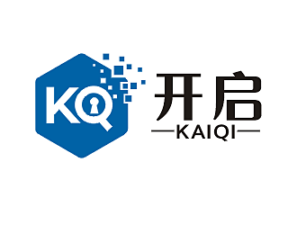 劳志飞的KAIQI开启网络公司logologo设计