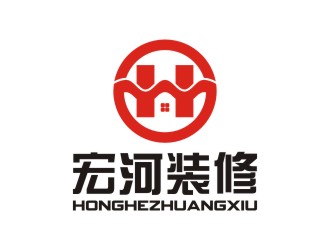 陈国伟的盘县宏河装修工程有限公司logo设计