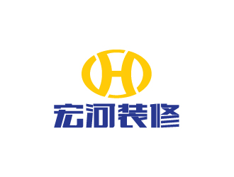 陈兆松的盘县宏河装修工程有限公司logo设计