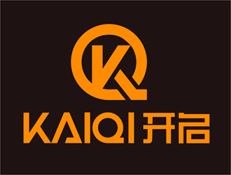唐国强的KAIQI开启网络公司logologo设计