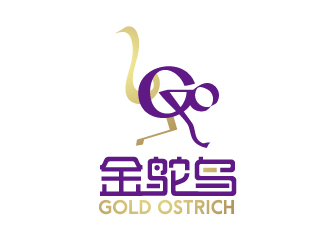 张俊的金鸵鸟羽毛加工logologo设计
