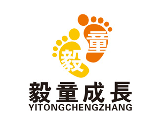 刘彩云的毅童成長 儿童母婴卡通商标logo设计