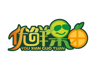 安冬的优鲜果团logo设计