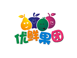 盛铭的优鲜果团logo设计