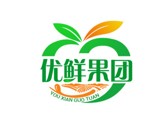 余亮亮的优鲜果团logo设计