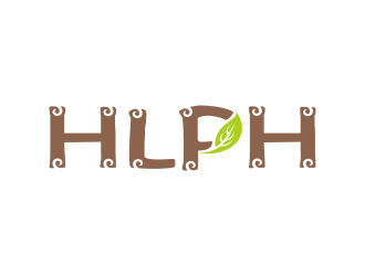 何嘉健的HLPH茶社茶馆商标logo设计