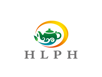 周金进的HLPH茶社茶馆商标logo设计
