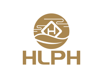 王涛的HLPH茶社茶馆商标logo设计