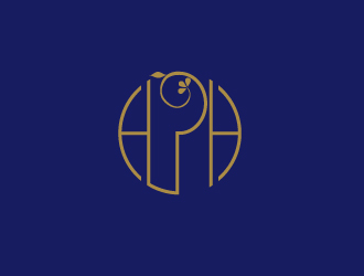 陈智江的HLPH茶社茶馆商标logo设计
